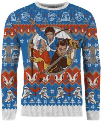 Avatar The Last Airbender White Lotus Winter Wear Christmas Jumper