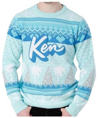 Barbie Mens Ken Christmas Jumper