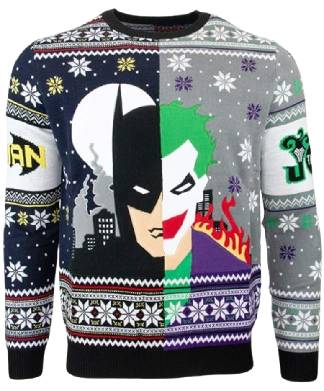 Batman Vs. Joker DC Christmas Jumper