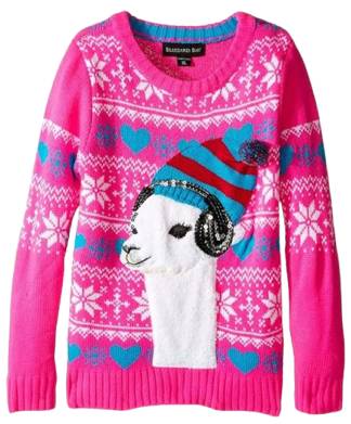 Blizzard Bay Girls Pink Christmas Sweets Jumper