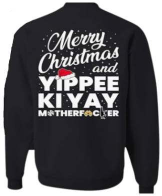 Die Hard Nakatomi Plaza Yippee Ki Yay Mofo Christmas Jumper