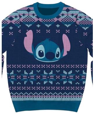 Disney Stitch Merry Stitchmas Holiday Sweater (Licensed)