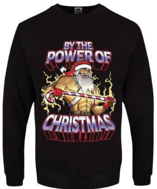 He-Man By The Power of Christmas Black Jumper