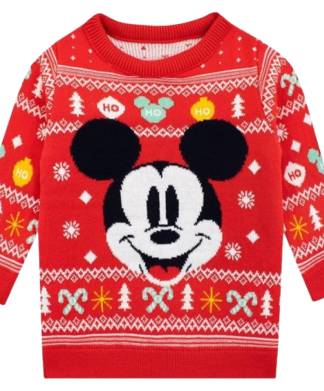 Kids Disney Mickey Mouse Christmas Jumper