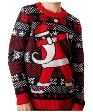 Kids Kung Fu Dab Christmas Jumper