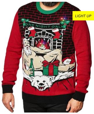 Light Up Motion Activated One Night Only Jumper