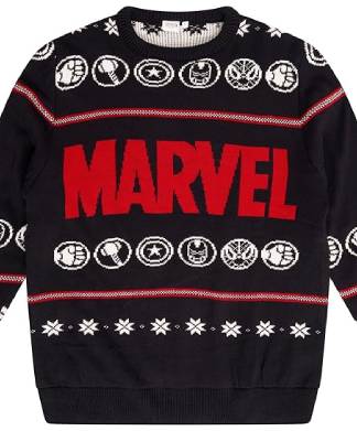 Marvel Avengers Dark Christmas Jumper