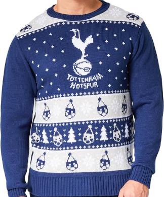 Mens Tottenham Hotspur Spurs Christmas Jumper