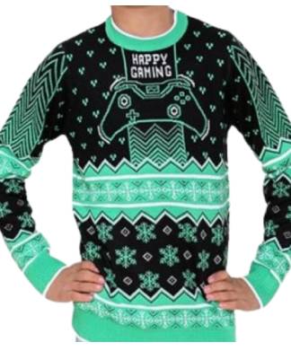 NOROZE Happy Gaming Kids Christmas Jumper