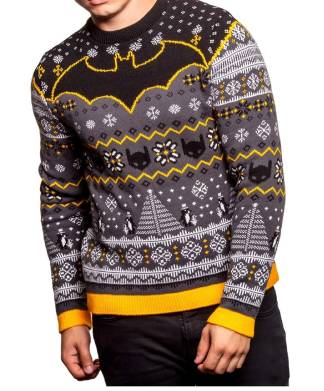 Official Batman Knitted Christmas Jumper