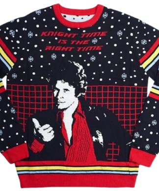 Official Knight Rider Unisex Knitted Novelty Christmas Jumper