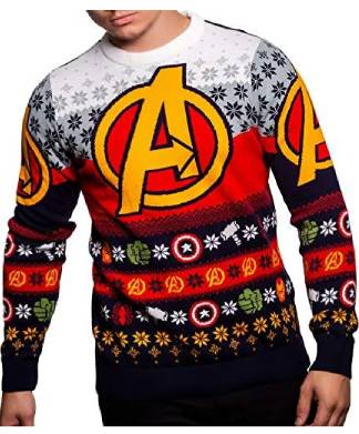 Official Marvel Avengers Knitted Christmas Jumper