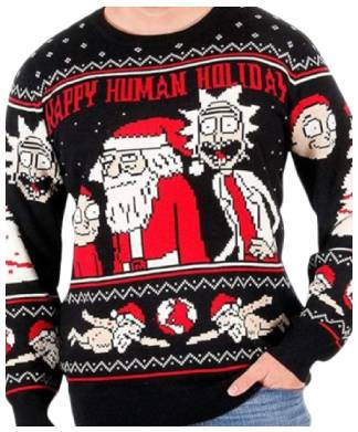 Official Rick and Morty Christmas Jumper