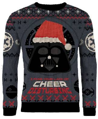 Star Wars I Find Your Lack Of Cheer Disturbing Christmas Jumper