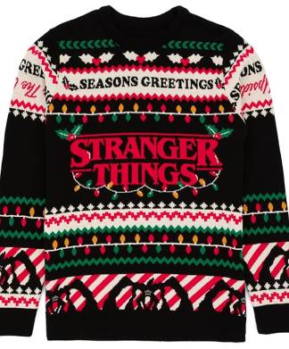 Stranger Things Seasons Greetings Christmas Jumper