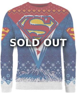 Superman Seasonal Solitude Christmas Jumper SOLD OUT