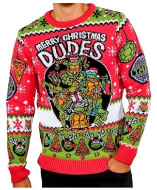 TMNT Merry Christmas Dudes Jumper