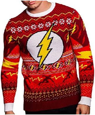 The Flash DC Knitted Christmas Jumper