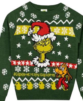 The Grinch Boys 13-14YChristmas Jumper