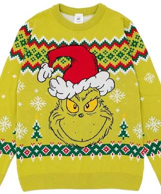 The Grinch Knitted Christmas Jumper