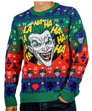 The Joker Ha Ha Ha Christmas Jumper