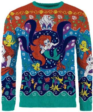 The Little Mermaid Under The Tree Christmas Jumper