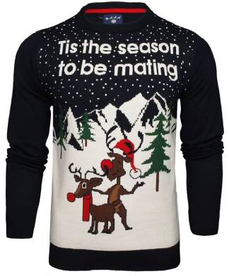 Tis the Season to be Mating Mens Christmas Jumper