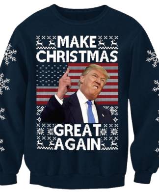 Trump Navy Make Christmas Great Again Jumper