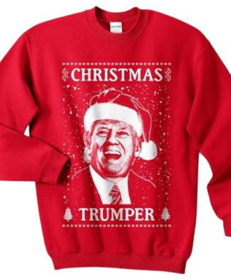 Trump Red Christmas Trumper Jumper