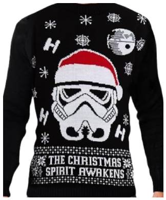 Unisex Star Wars Christmas Spirit Awakens Jumper