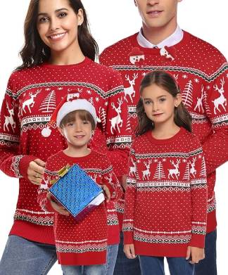 Wayleb Christmas Jumper Family Set