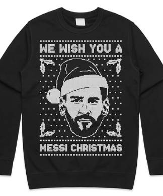 We Wish You A Messi Christmas Jumper