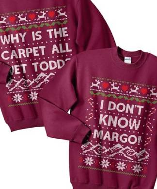 Why is The Carpet All Wet Todd Matching Margo Jumpers