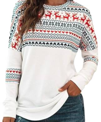 Classy Light Fabric Merry Christmas Jumper