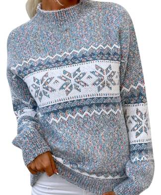 Womens Classy Wool Blend Christmas Jumper