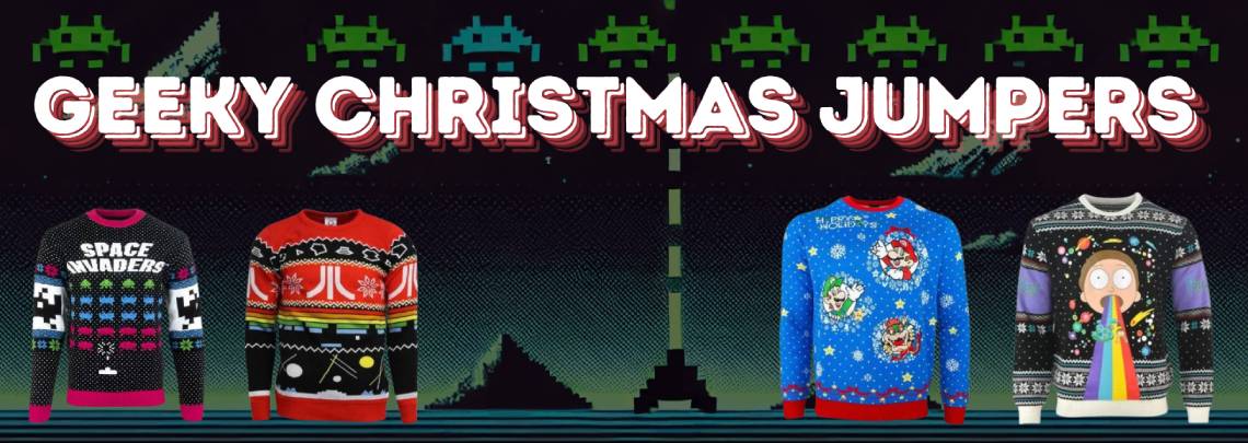 Geeky Christmas Jumpers - Find the full range here.