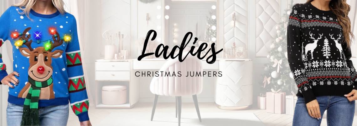 Ladies Christmas Jumpers - Collection