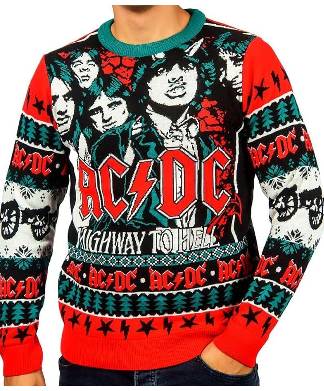 AC/DC Unisex Christmas Jumper