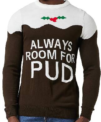 Always Room for Pud Christmas Jumper