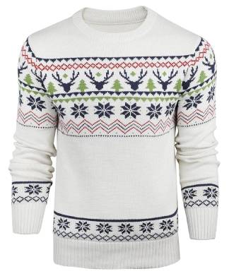 Classic Beige Crewneck Christmas Jumper