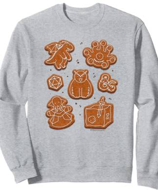 Dungeons & Dragons Gingerbread Monster Cookies Jumper