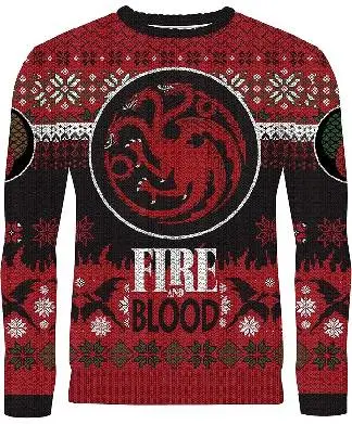 GOT House Targaryen Knitted Christmas Jumper