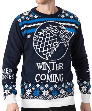 GOT Winter is Coming Christmas Jumper