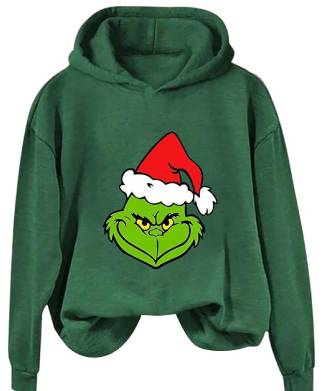 Green Grinch Christmas Hoodie