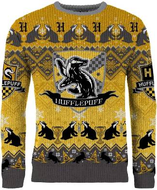 Harry Potter Hufflepuff Christmas Jumper