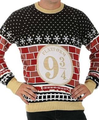 Harry Potter Platform 9 3 4 Christmas Jumper 1