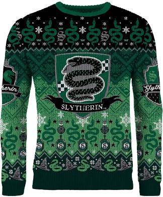 Harry Potter Slytherin Christmas Jumper