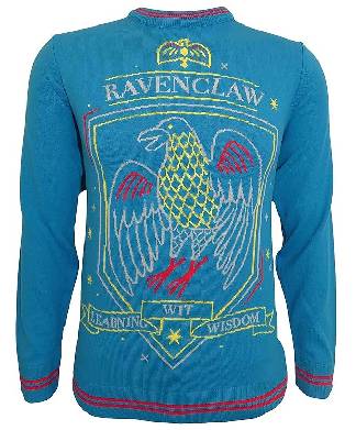 Harry Potter Unisex Ravenclaw Crest Christmas Jumper