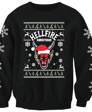 Hellfire Christmas Stranger Things Jumper