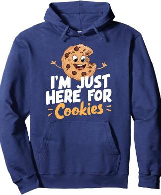 Im Just Here for the Cookies Christmas Jumper